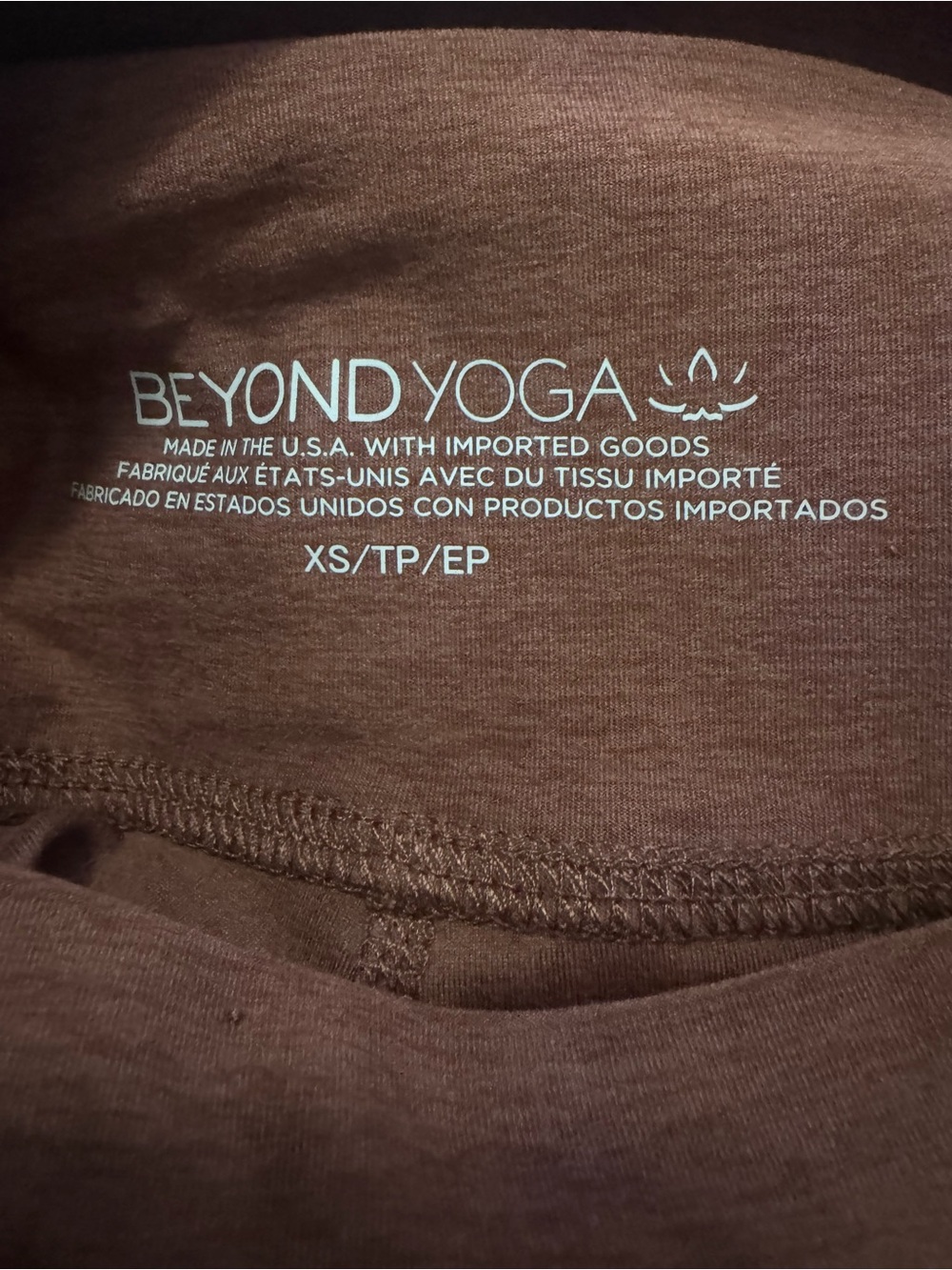 Beyond Yoga Space Dye Leggings Brown Size XS 28” - Picture 4 of 5